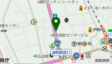 セブン銀行 野村證券 浦和支店 共同出張所の地図画像