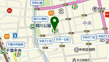 セブンイレブン 千葉中央3丁目店の地図画像