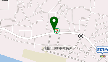 セブンイレブン 狛江猪方3丁目店の地図画像