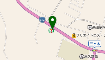 セブンイレブン 相模原津久井三ヶ木店の地図画像