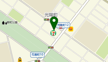 セブンイレブン 釧路光陽町店の地図画像