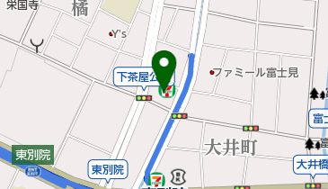 セブンイレブン 名古屋富士見町店の地図画像