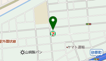 セブンイレブン 名古屋砂原町店の地図画像