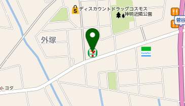 セブンイレブン 下館外塚店の地図画像