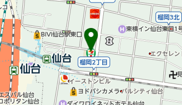 セブンイレブン 仙台榴ヶ岡2丁目店の地図画像