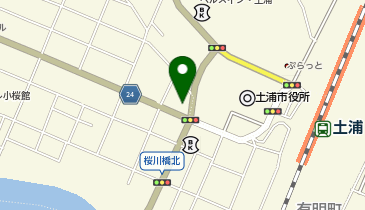 セブンイレブン 土浦駅西口店の地図画像