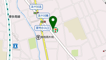 セブンイレブン 福岡宮竹小前店の地図画像