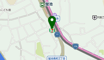 セブンイレブン 豊中螢池中町店の地図画像