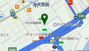 セブン銀行 東京メトロ 半蔵門線 水天宮前駅 共同出張所の地図画像
