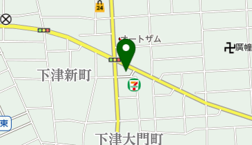 セブンイレブン 稲沢下津大門町店の地図画像