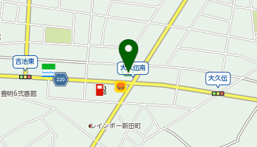 セブンイレブン 豊明大久伝店の地図画像