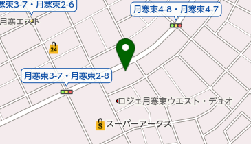 セブンイレブン 札幌月寒東水源池通店の地図画像
