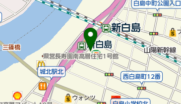 セブンイレブン 広島西白島町店の地図画像