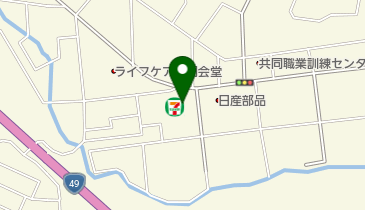 セブンイレブン いわき下好間店の地図画像