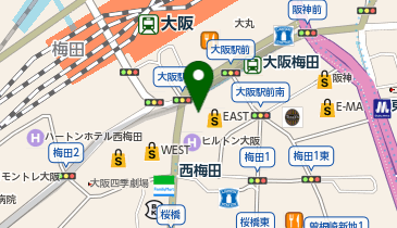 セブン銀行 ヒルトンプラザEAST 共同出張所の地図画像