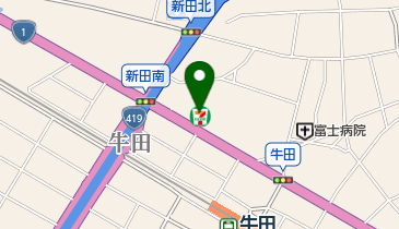 セブンイレブン 知立牛田町店の地図画像