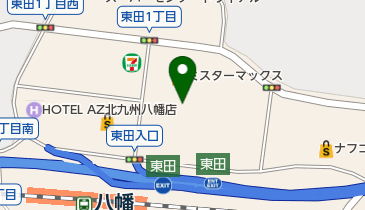 セブン銀行 ミスターマックス 八幡東店 共同出張所の地図画像