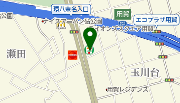 セブンイレブン 用賀インター店の地図画像