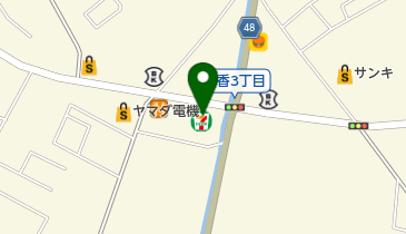 セブンイレブン 大田原浅香3丁目店の地図画像