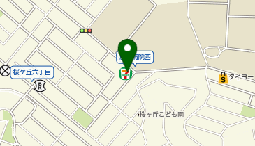 セブンイレブン 鹿児島桜ケ丘南店の地図画像