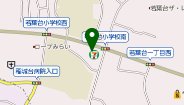 セブンイレブン 稲城若葉台3丁目店の地図画像