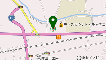 セブンイレブン 津山二宮店の地図画像