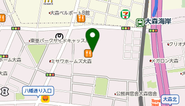 セブン銀行 イトーヨーカドー 大森店 共同出張所の地図画像
