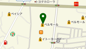 セブン銀行 イトーヨーカドー 宇都宮店 共同出張所の地図画像