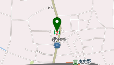 セブンイレブン 邑楽中野横町店の地図画像