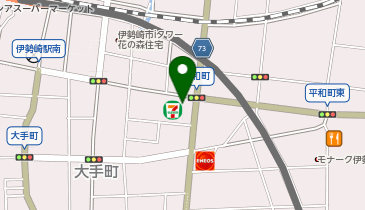 セブンイレブン 伊勢崎平和町店の地図画像