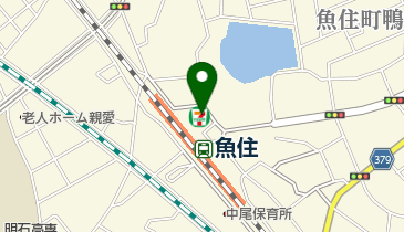 セブンイレブン 明石魚住駅前店の地図画像