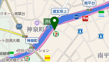セブンイレブン 渋谷南平台町店の地図画像