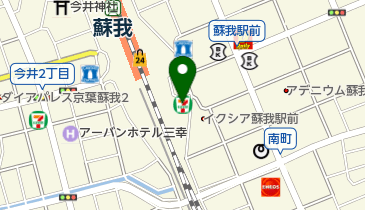 セブンイレブン 千葉蘇我駅前店の地図画像