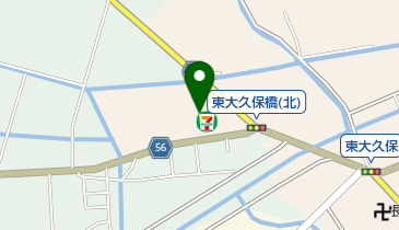 セブンイレブン 富士見東大久保店の地図画像