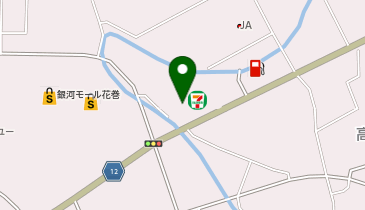 セブンイレブン 花巻高木店の地図画像