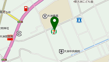 セブンイレブン 大洲中央病院前店の地図画像
