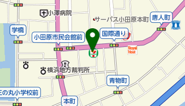 セブンイレブン 小田原本町店の地図画像
