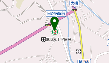 セブンイレブン 嘉麻上山田店の地図画像