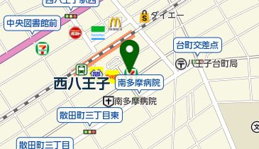 セブンイレブン 西八王子駅南口店の地図画像