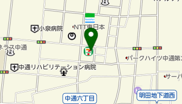 セブンイレブン 秋田中通6丁目店の地図画像