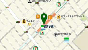 セブン銀行 東京メトロ 東西線 南行徳駅 共同出張所の地図画像