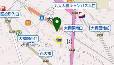 セブンイレブン 福岡大橋駅南口店の地図画像