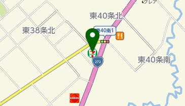 セブンイレブン 中標津東店の地図画像