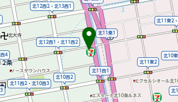 セブンイレブン 北11条店の地図画像