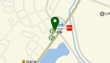 セブンイレブン 甲西水戸店の地図画像