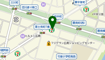 セブンイレブン 広島宝町店の地図画像