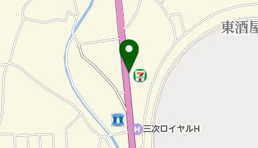 セブンイレブン 三次マツダテストコース前店の地図画像