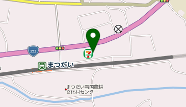 セブンイレブン 中越松代店の地図画像