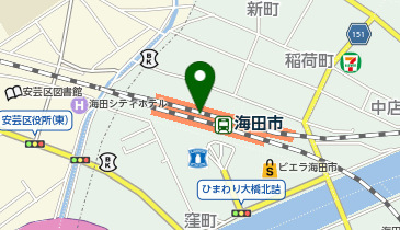 セブンイレブン キヨスクJR海田市駅店の地図画像
