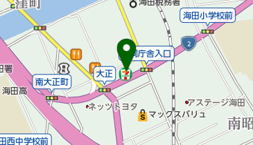 セブンイレブン 広島海田大正町店の地図画像